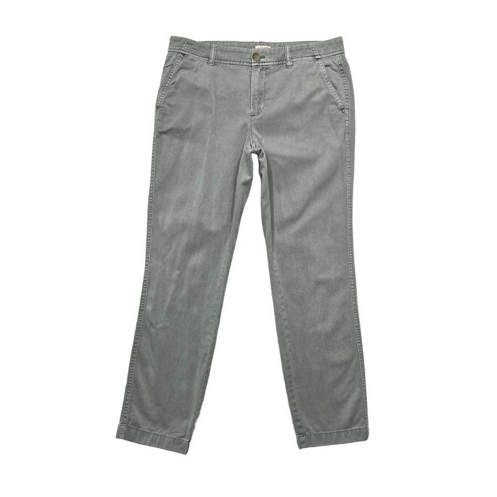 J. Crew Pants Women's Size 2 Gray Chino Khaki Pants‎